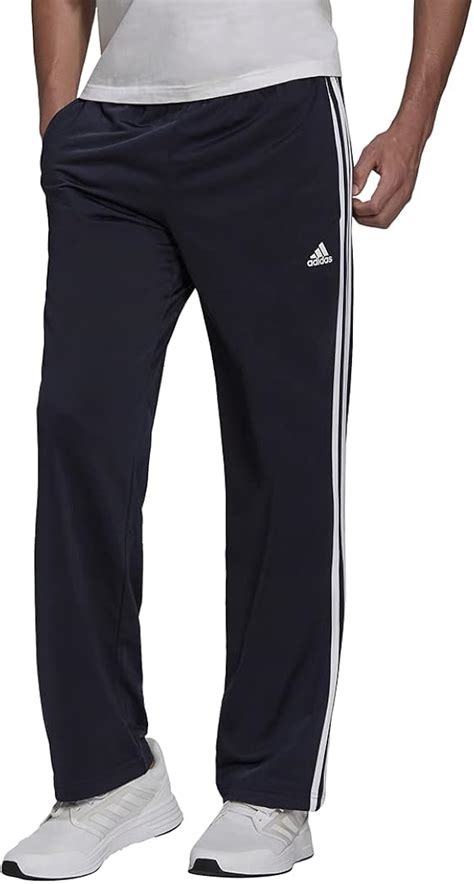 Adidas open hem tracksuit bottoms